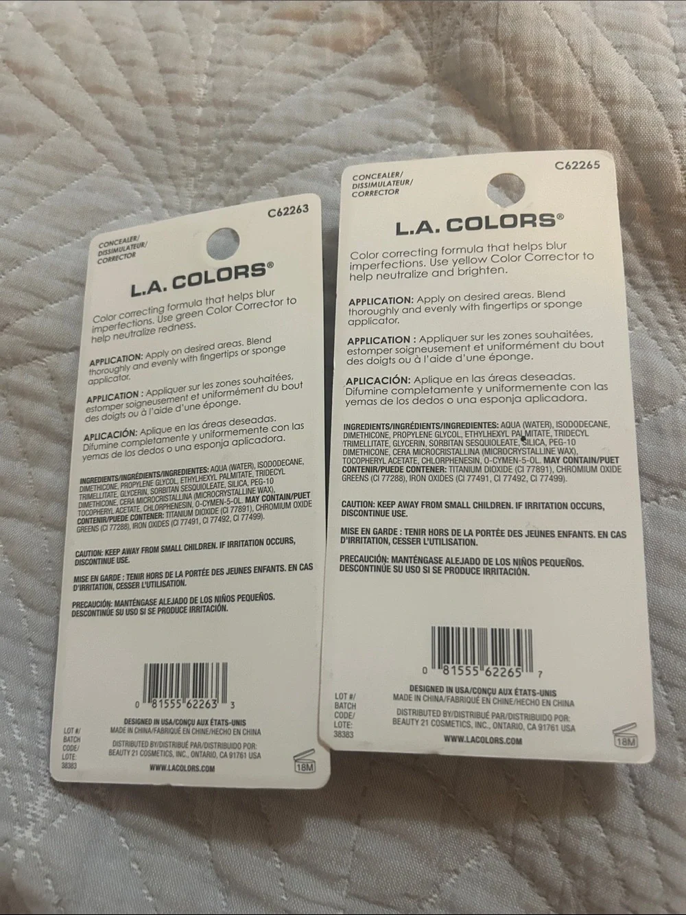 L.A. Colors colors corrective